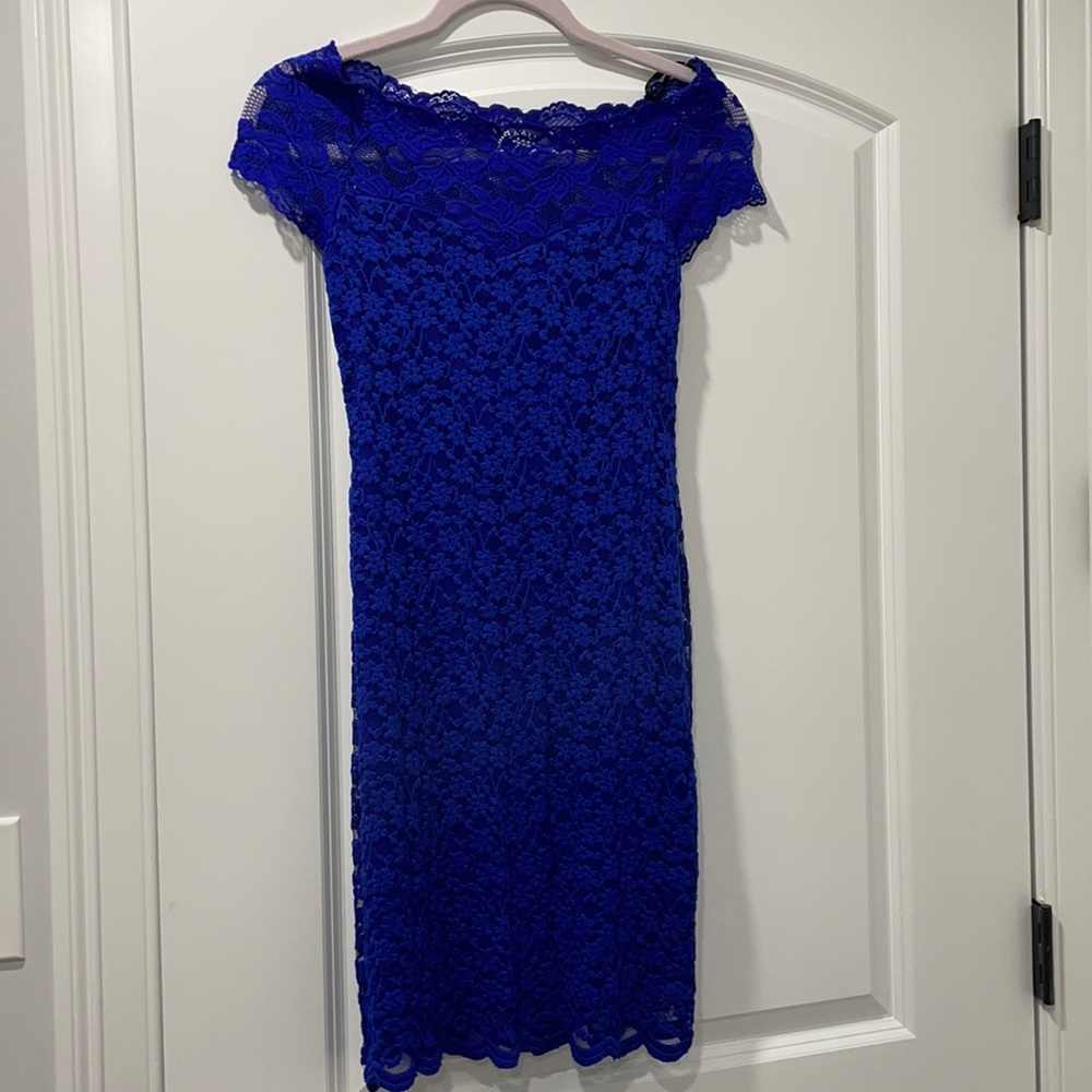 Off the shoulder fitted dress